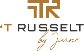 'T Russelt by June logo – Een klant van Carte Blanche.ai die luxe gastbeleving biedt.